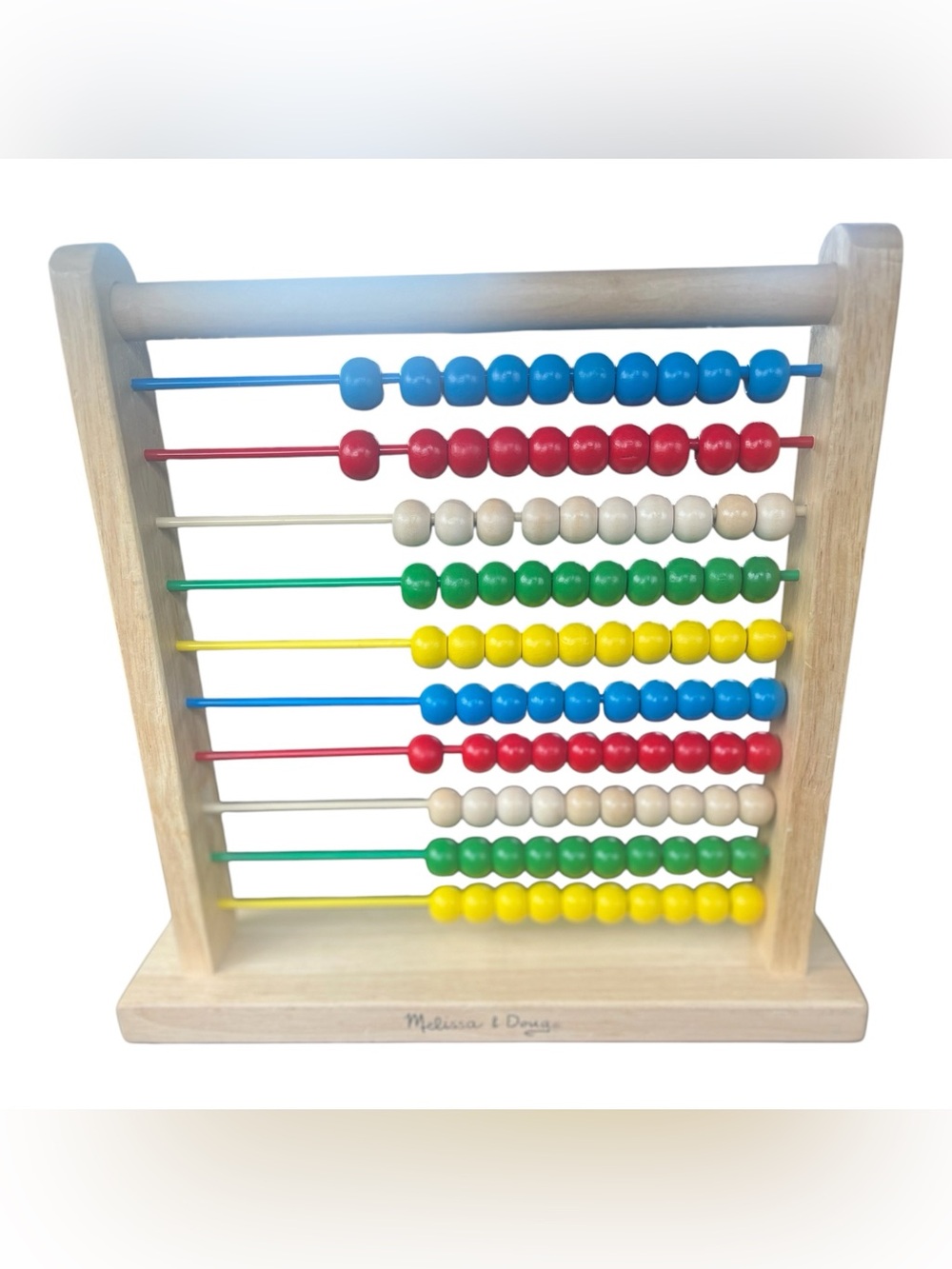 Melissa & Doug Classic Wooden Abacus Learning Toy